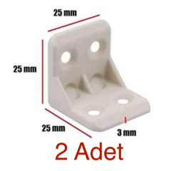 Köşe Rafı Oval Kenarlı 25cm 1 Adet Estetik ve Pratik Mutfak Banyo Salon Çalışma ve Oturma Odası Rafı