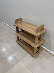 Dekoratif 3 Katlı Ayakkabılık