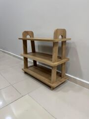 Dekoratif 3 Katlı Ayakkabılık